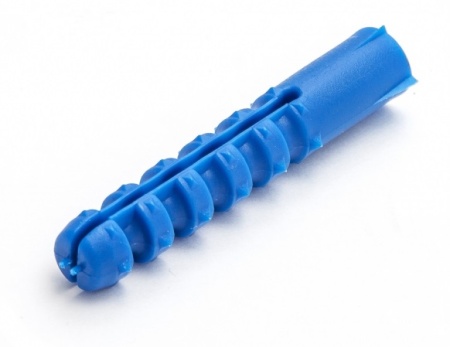 Дюбель 6х25 пластмассовый, синий